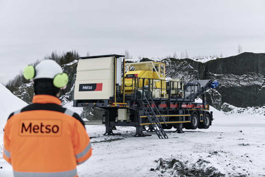 METSO LAUNCHES NORDWHEELER PORTABLE CRUSHER FOR MANUFACTURED SAND PRODUCTION 